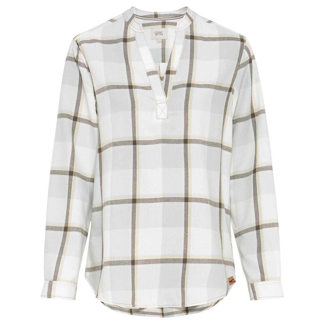 Camel active Damen Langarm Bluse peppermint checked Camel active Damen Langarm Bluse peppermint checked