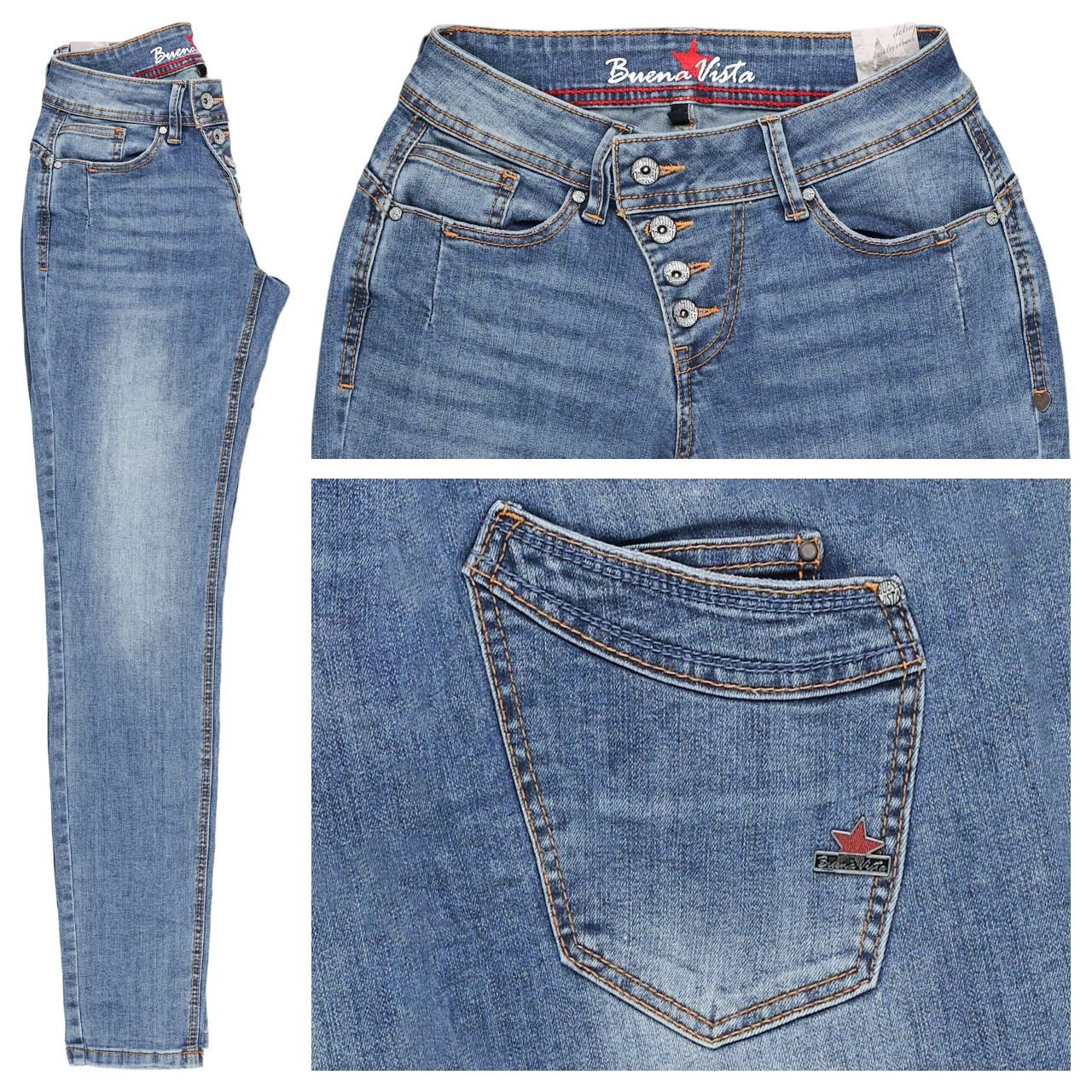Buena Vista Malibu Stretch Denim Jeans bright denim