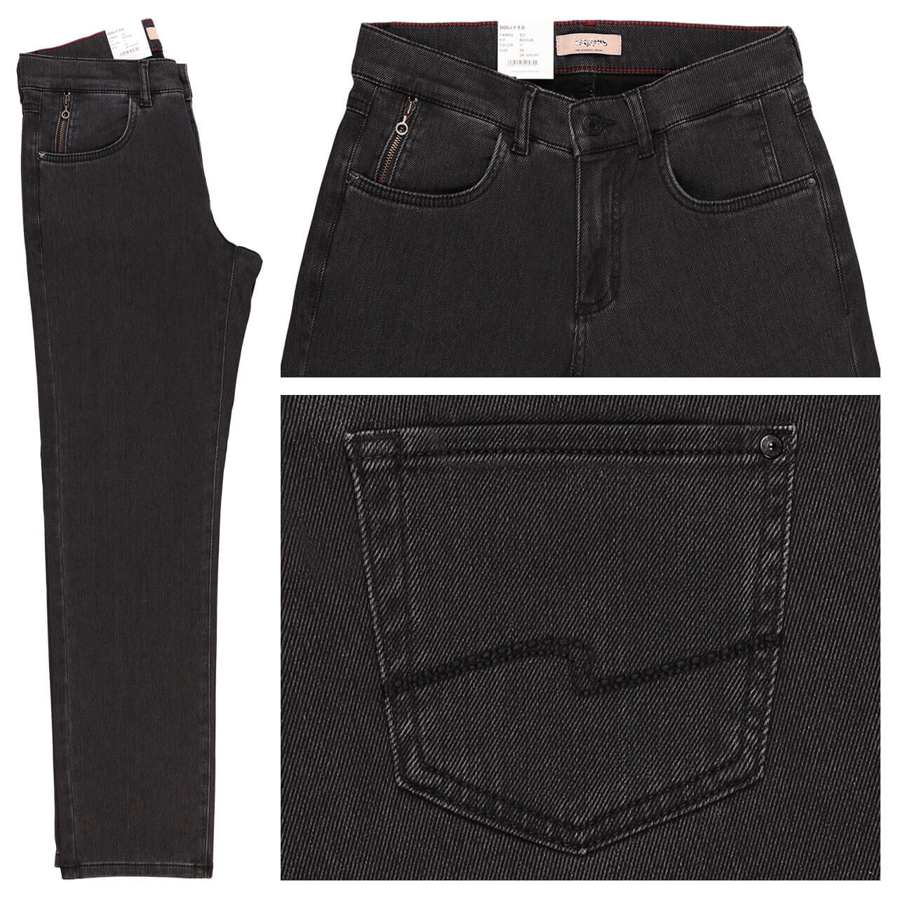 Angels Dolly Jeans anthracite thermo denim