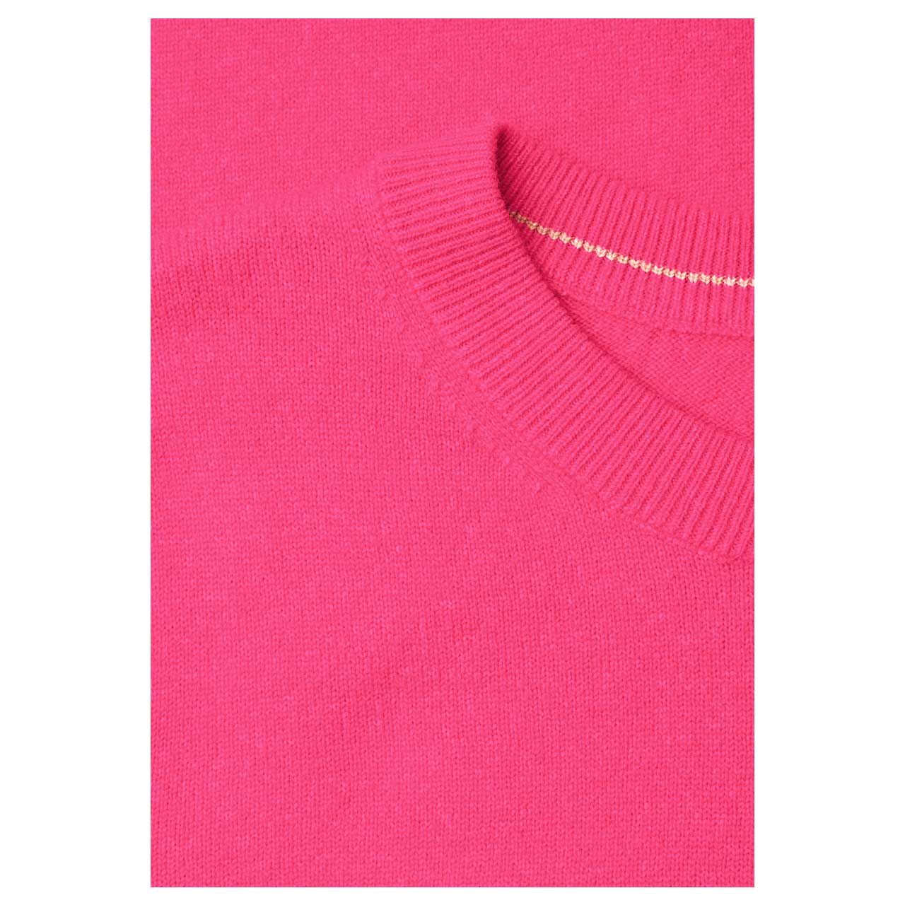 Cecil Damen Pullover Cosy Roundneck pink flash melange