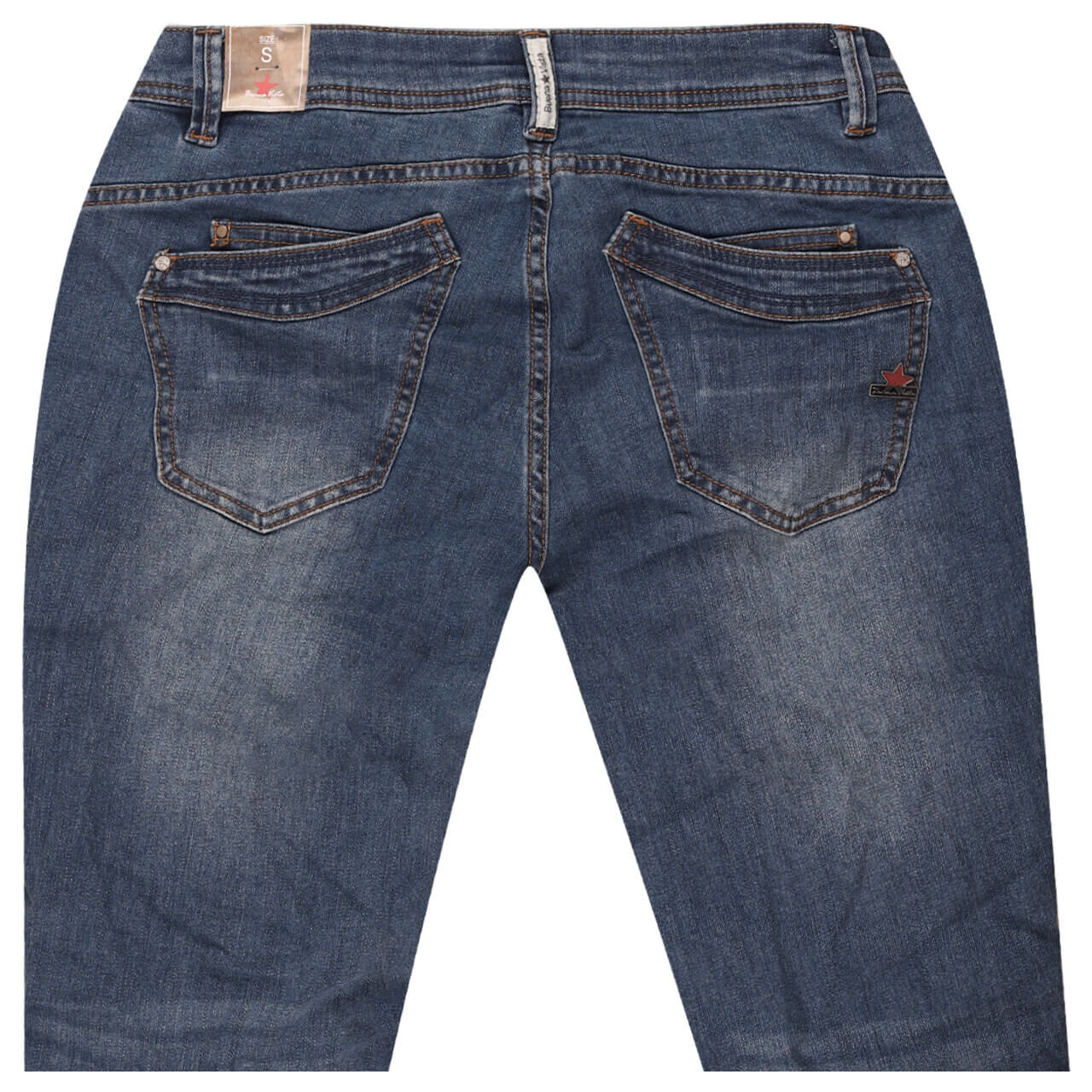 Buena Vista Jeans Malibu Stretch Denim central blue