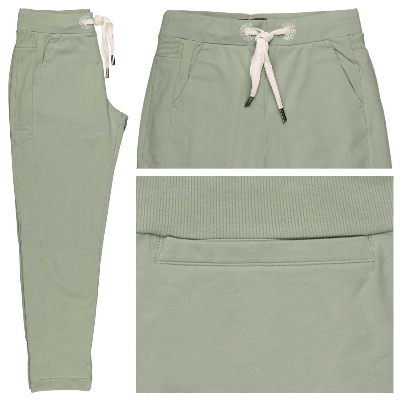 Elbsand Brinja Jogpants Ankle Baumwollhose silt green