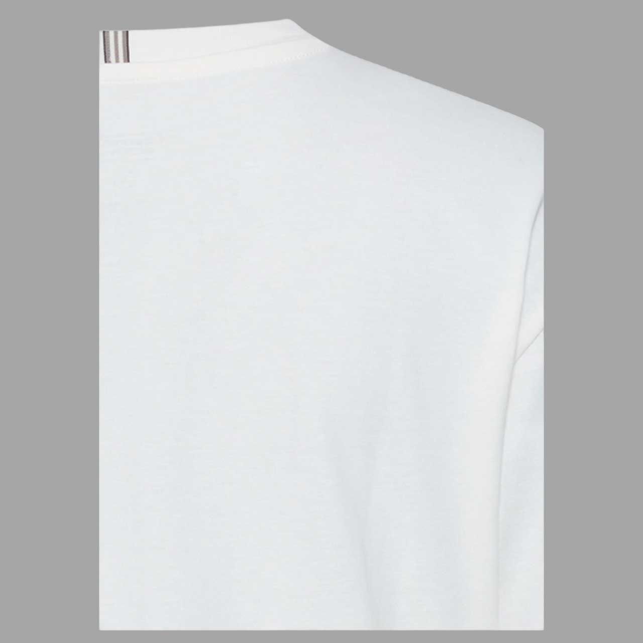 Damen T-Shirt von Camel active in Cremeweiß mit Print, detaillierte Rückansicht