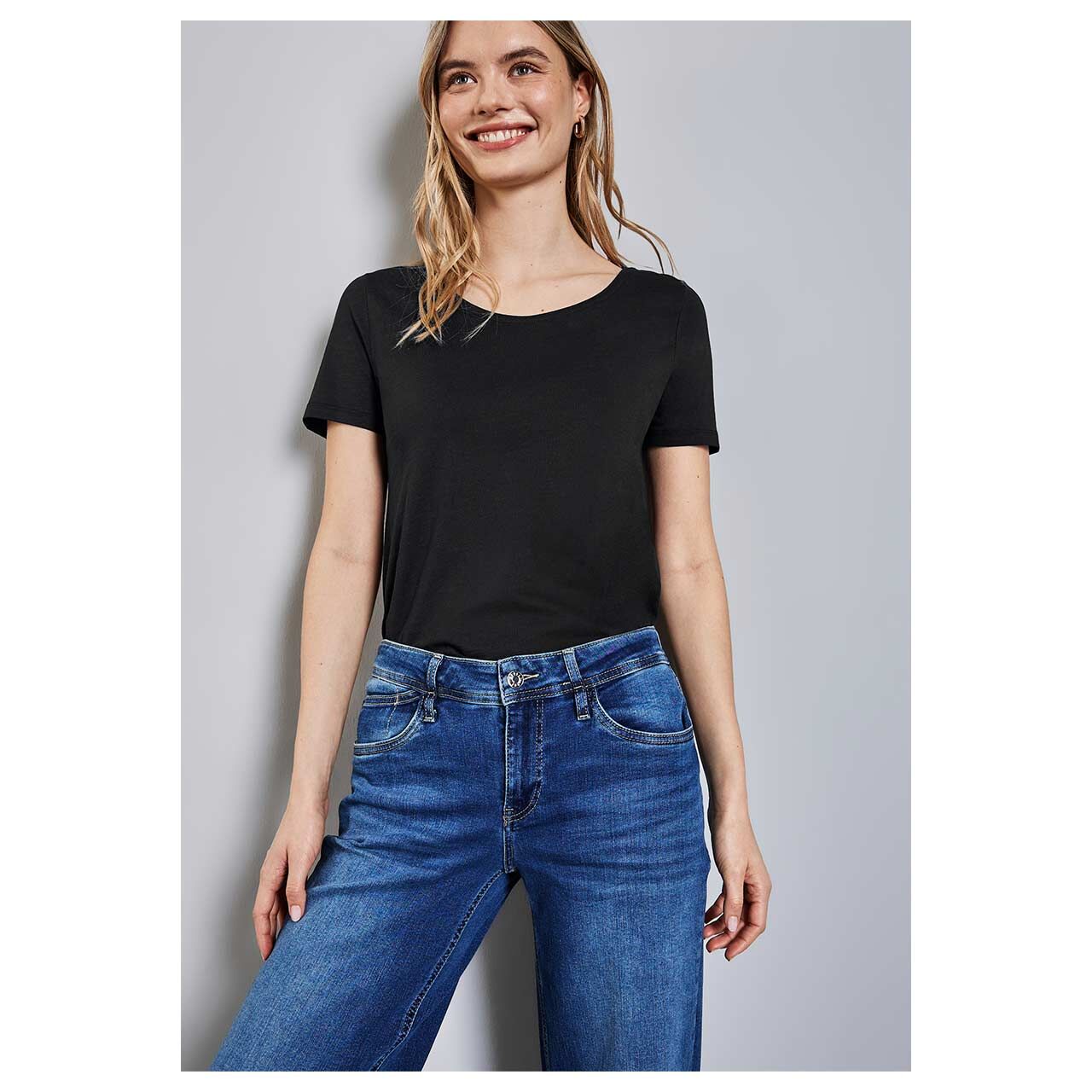 Street One T-Shirt Gerda Schwarz kaufen 10001