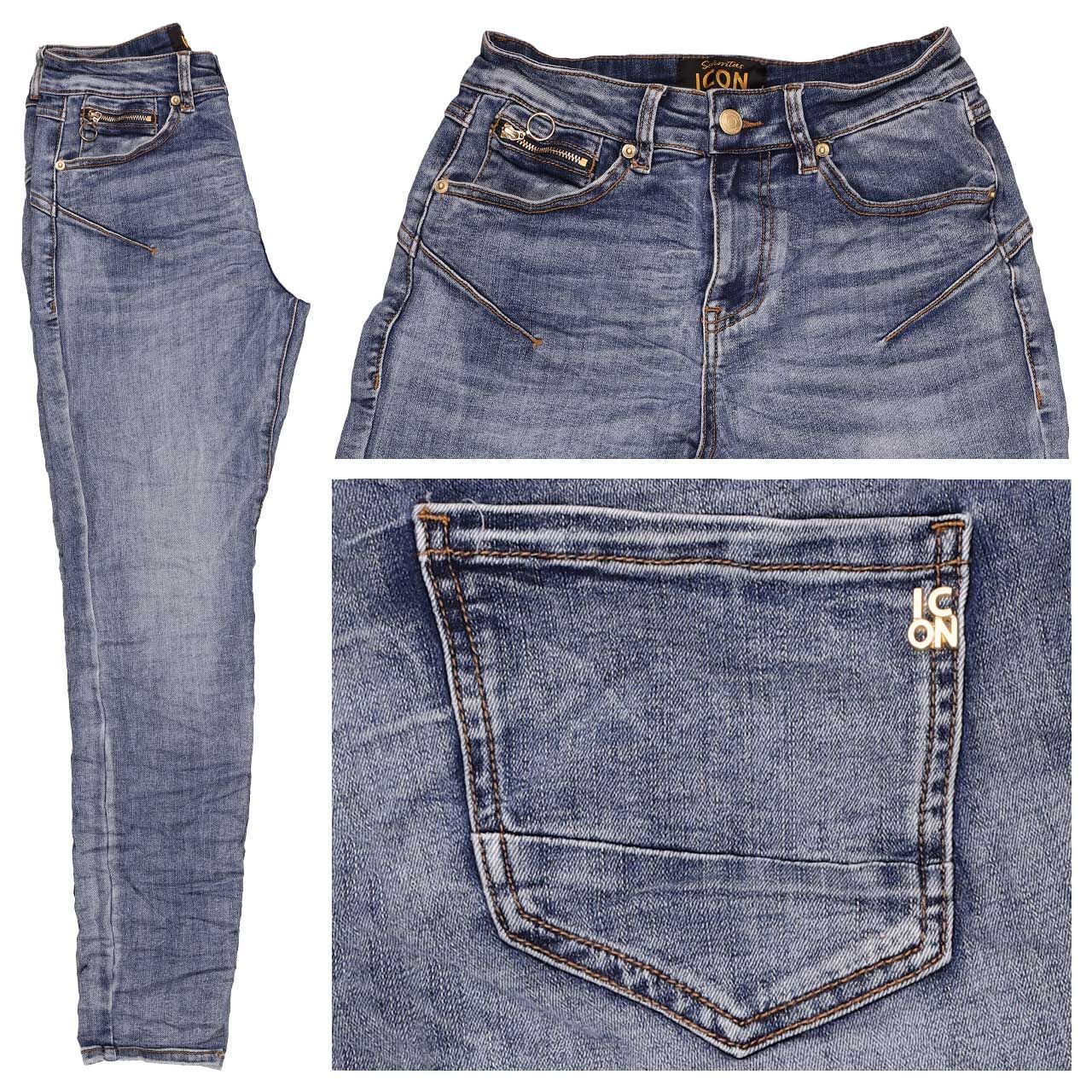 Senoritas ICON California Sunrise Jeans frizzy mid blue Senoritas ICON California Sunrise Jeans frizzy mid blue