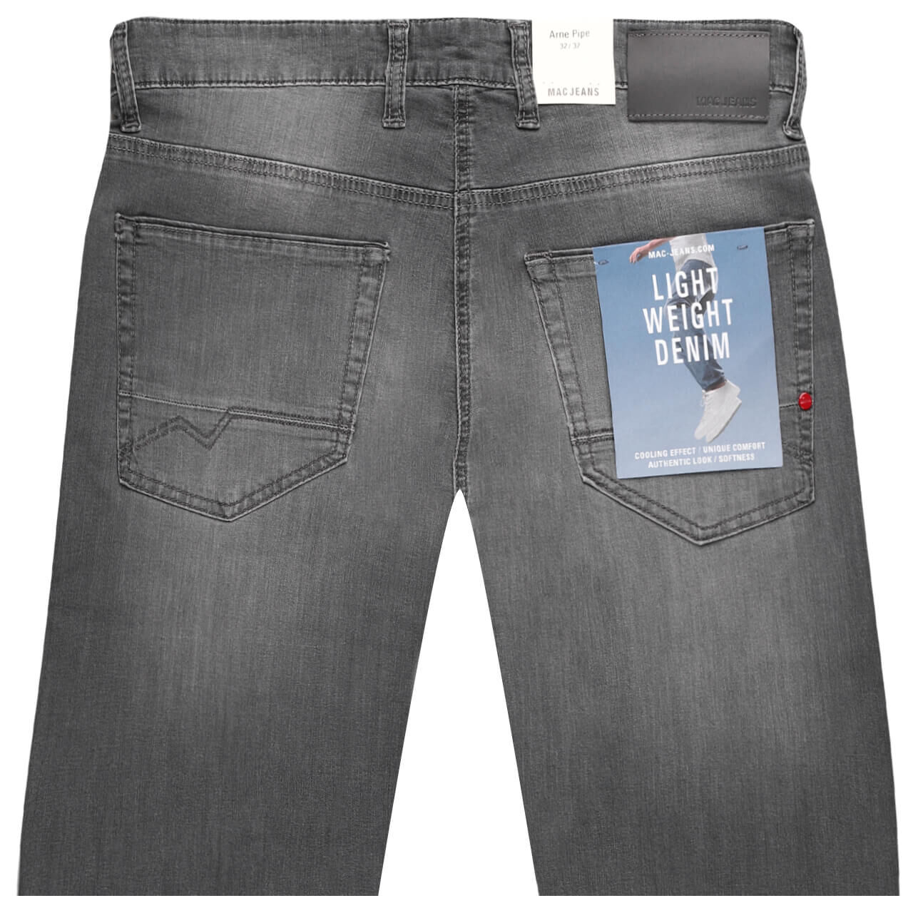 MAC Arne Pipe Jeans light authentic grey