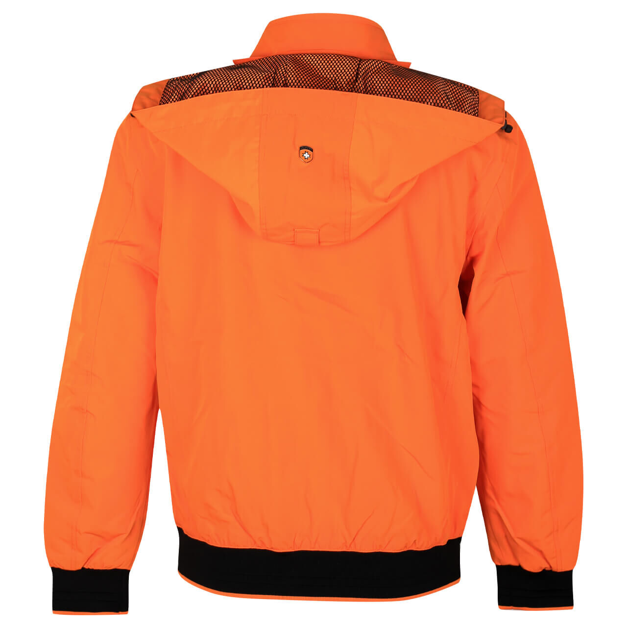 Herren Jacke College von Wellensteyn in Neonorange, Rückansicht