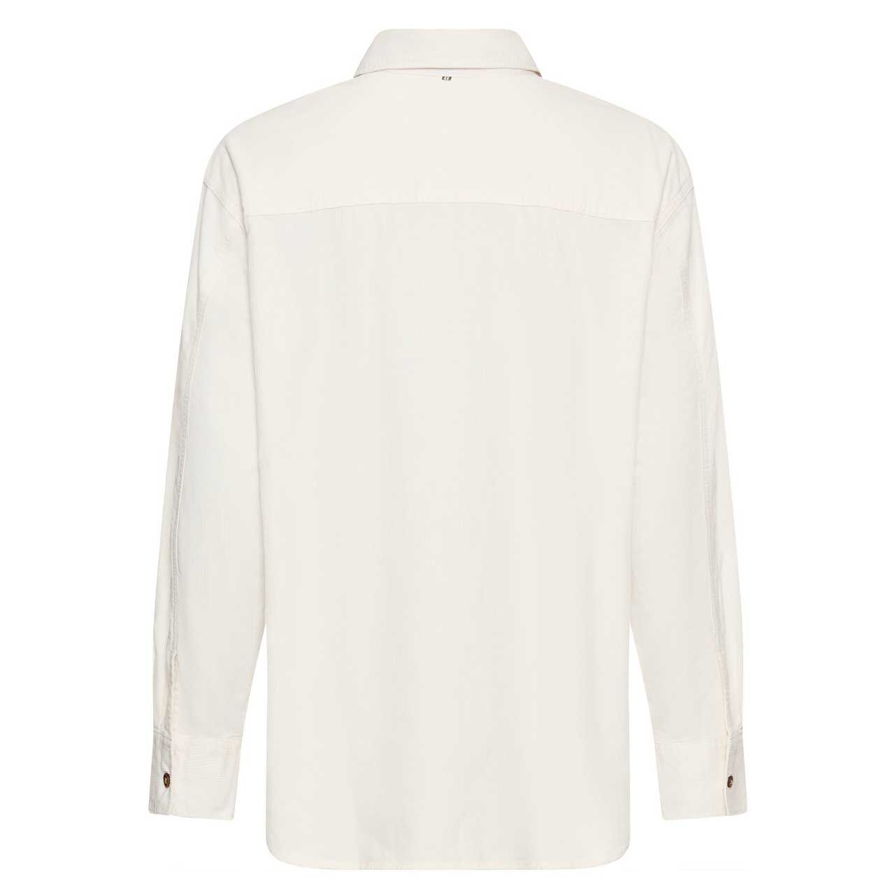 Damen Langarm Bluse von Camel active in Weiß, Rückansicht