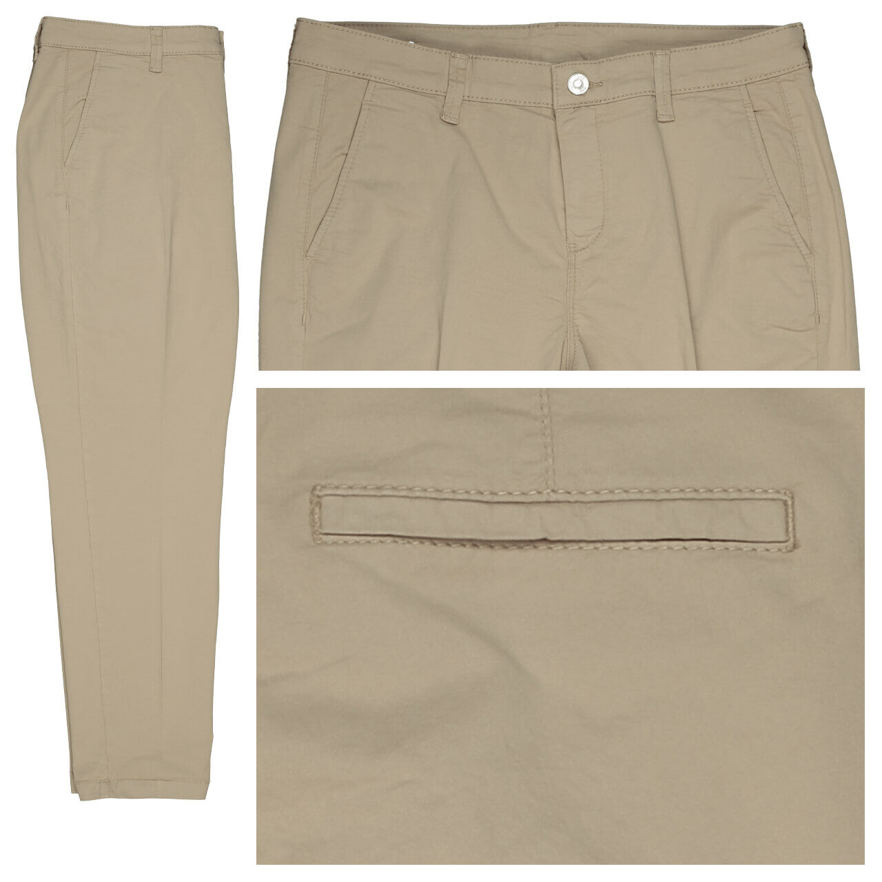 MAC Chino 7/8 Baumwollhose golden terra 