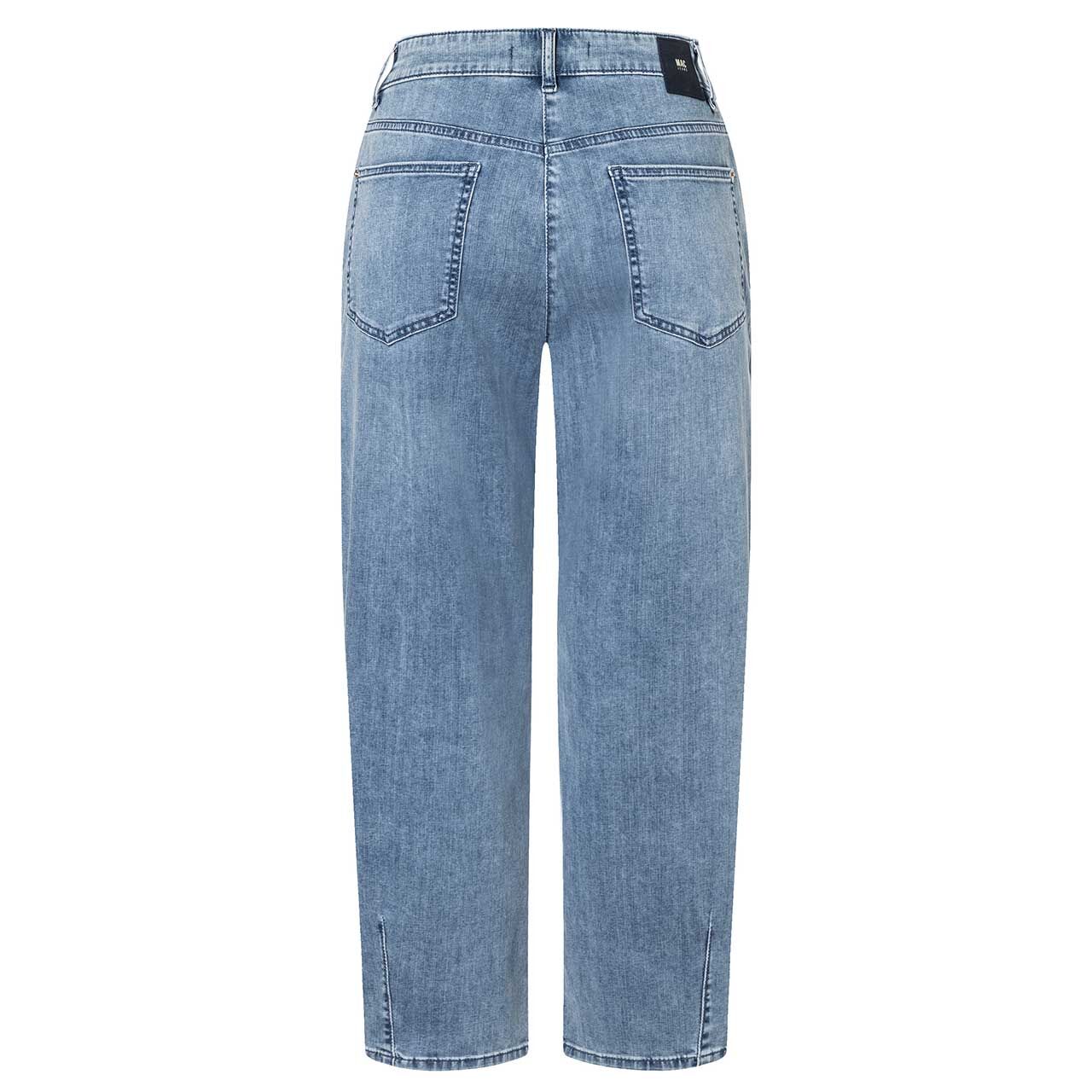 Damen 7/8 Jeans Bobbie von MAC in Blau verwaschen, Rückansicht