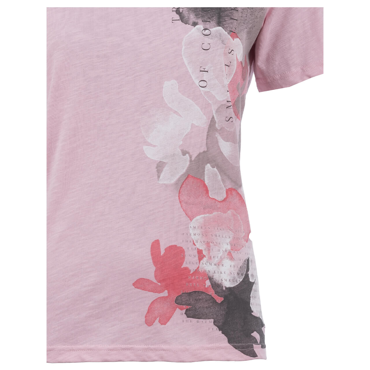 Soquesto Damen T-Shirt rose cloud print