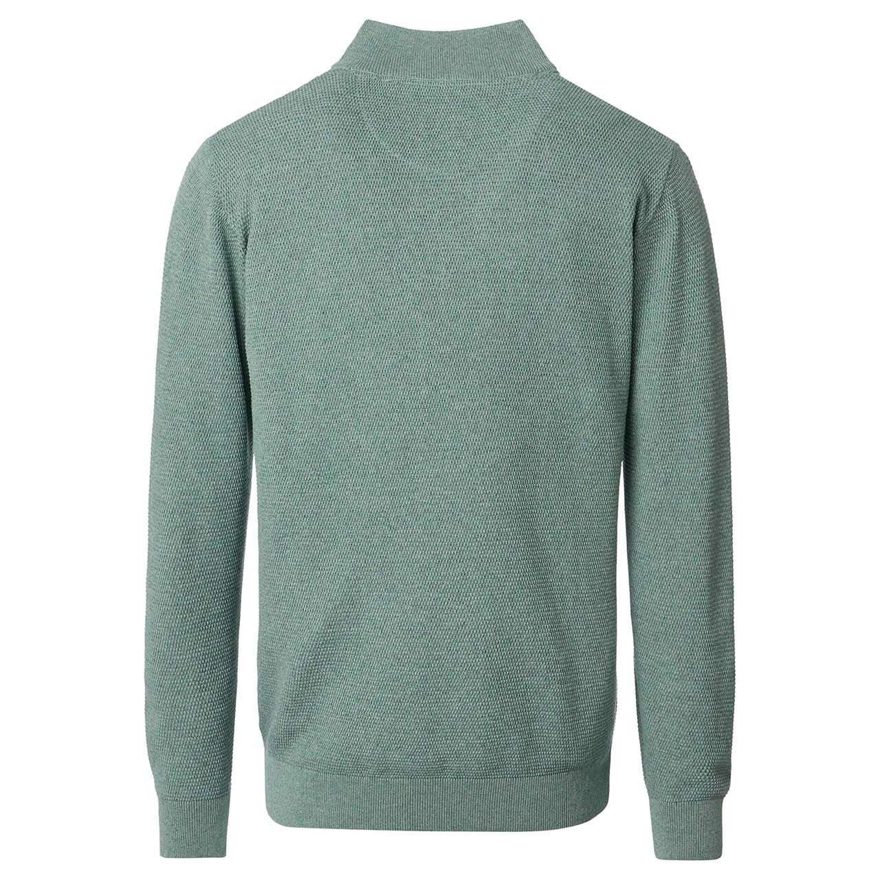 Herren Pullover von Casa Moda in Grün meliert, Rückansicht