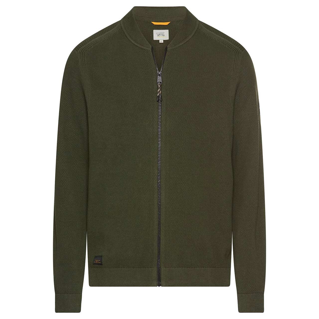 Camel active Herren Strickjacke forest green melange