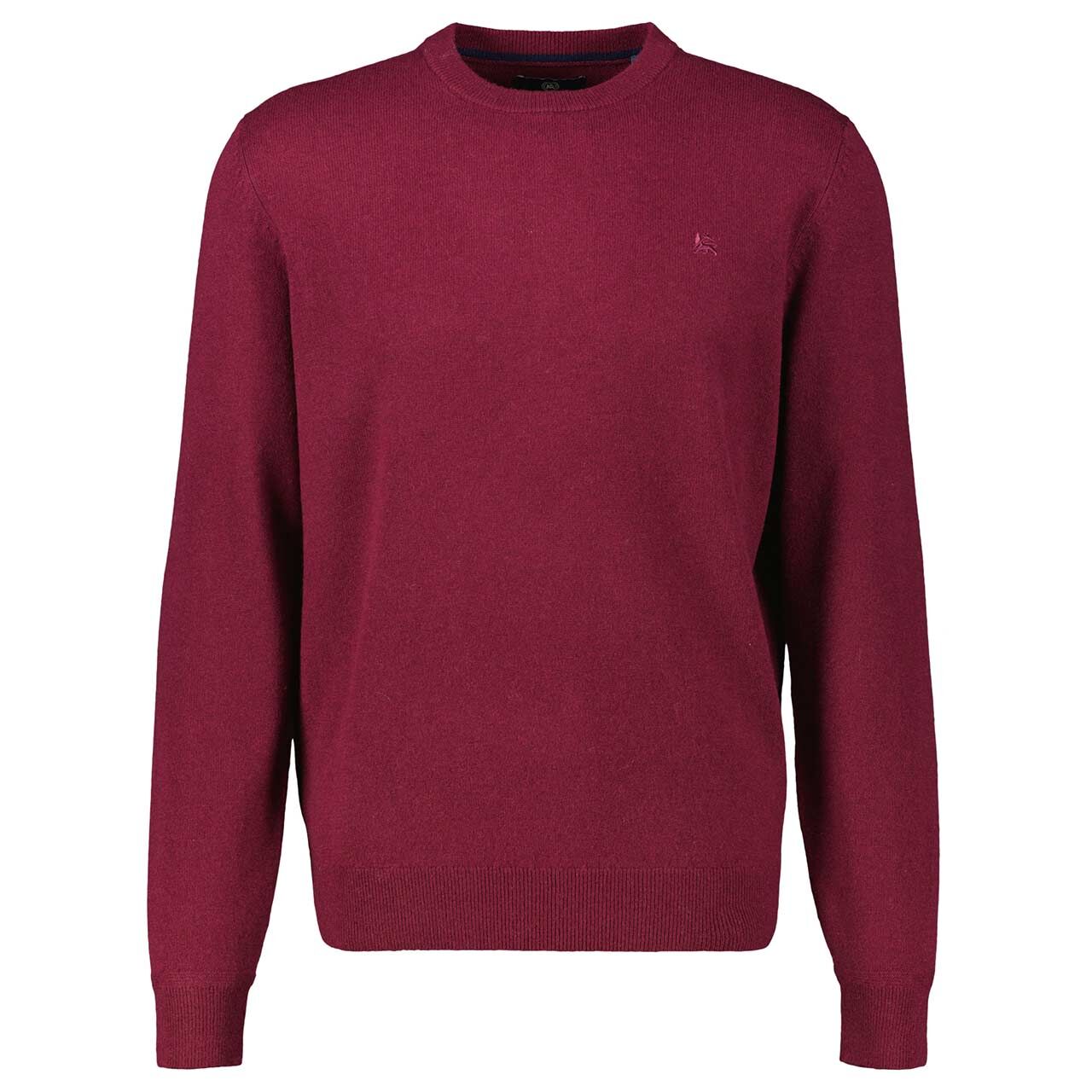 Lerros Herren Pullover maple red cashmere