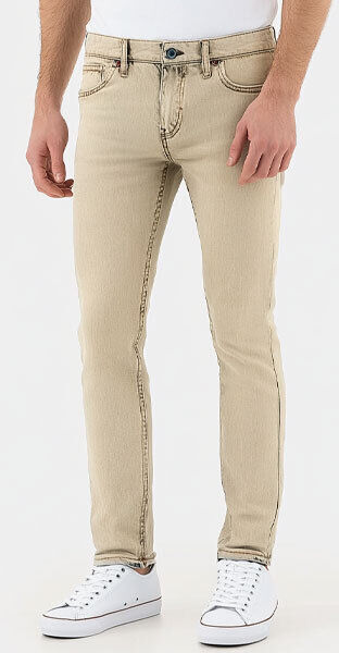 Beige Hose Herren