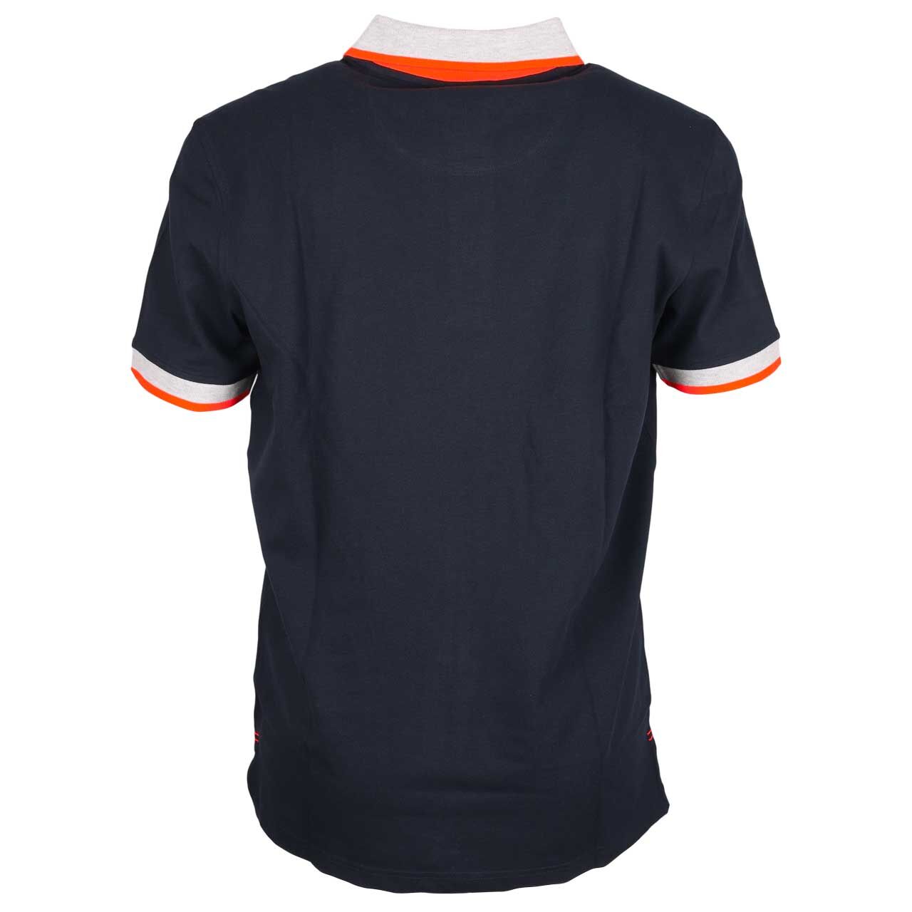 Herren Poloshirt von Wellensteyn in Dunkelblau, Rückansicht