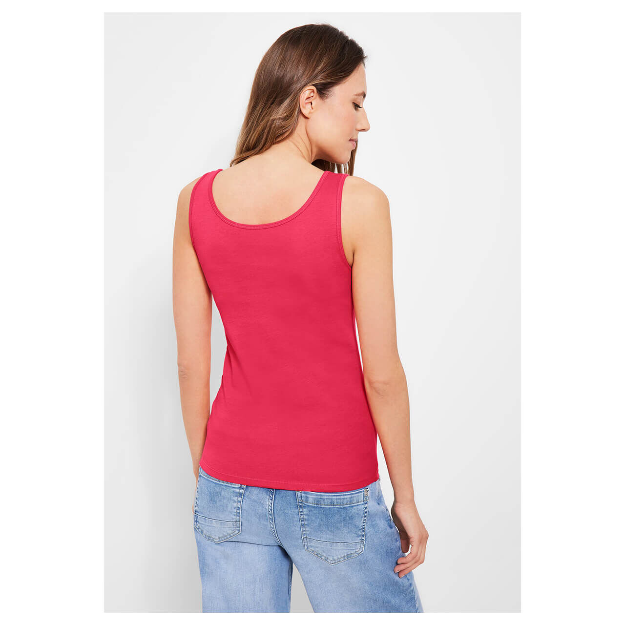 Cecil Linda Top strawberry red