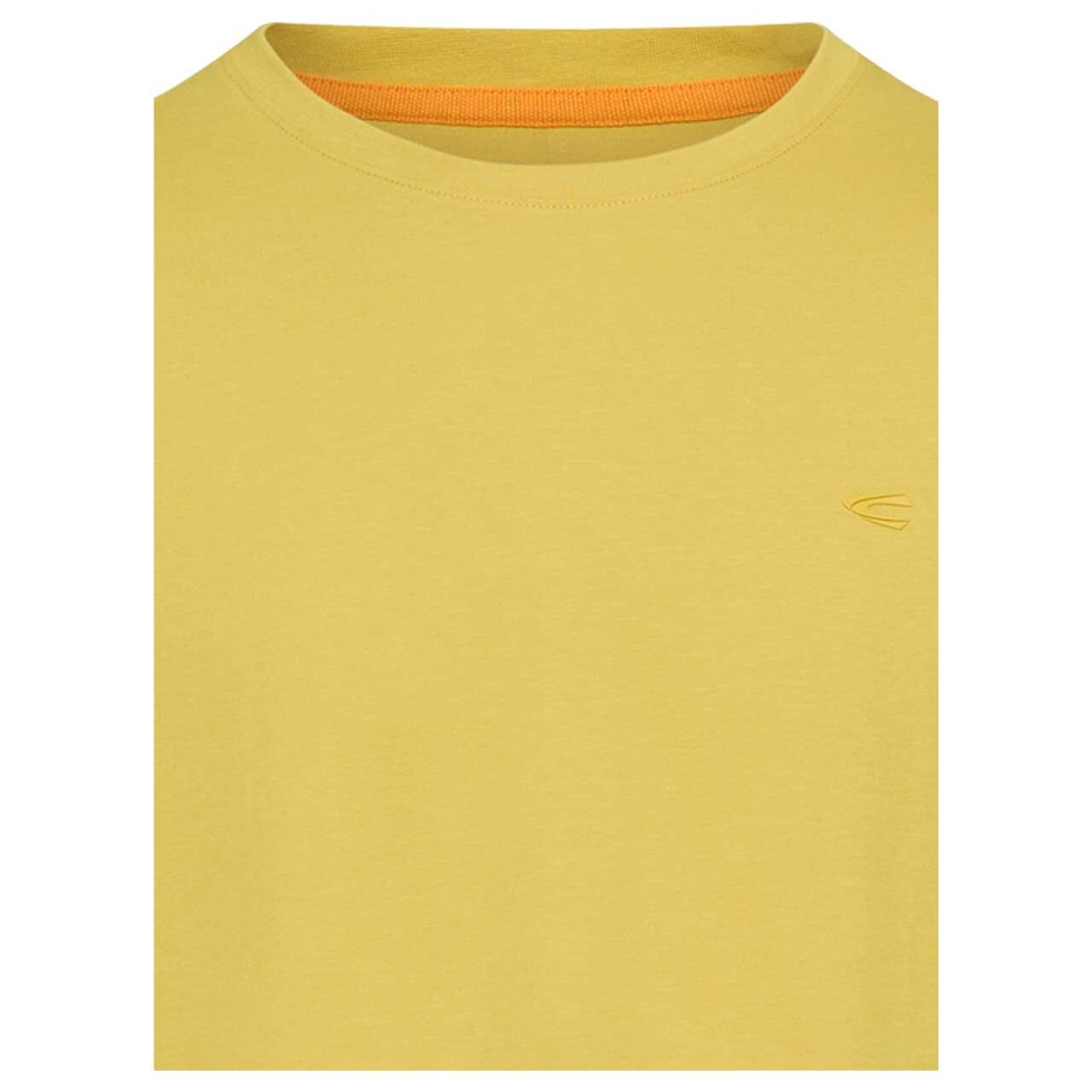 Herren T-Shirt von Camel active in Gelb, detaillierte Vorderansicht
