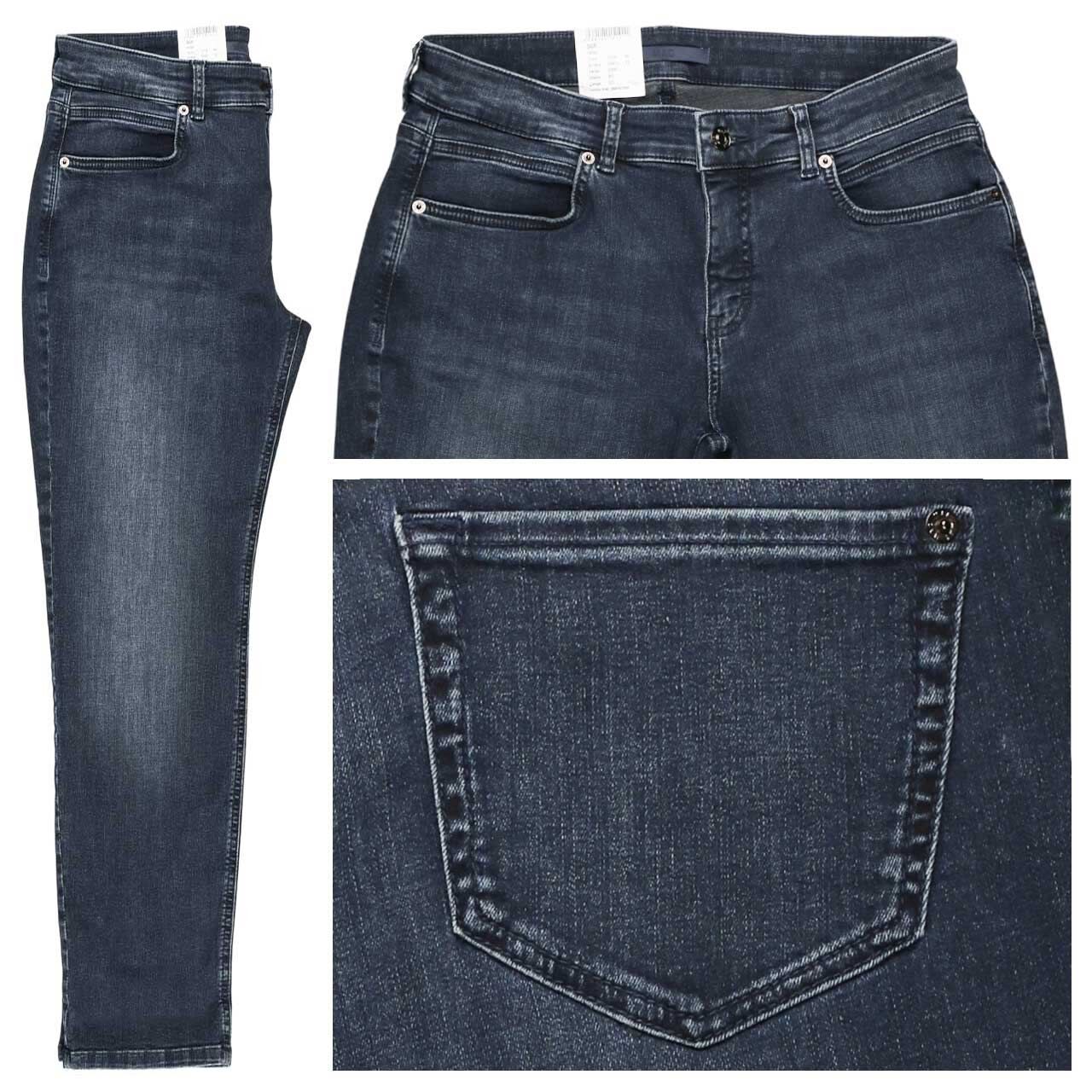 MAC Sue Cropped Ankle Jeans blue midnight wash relax