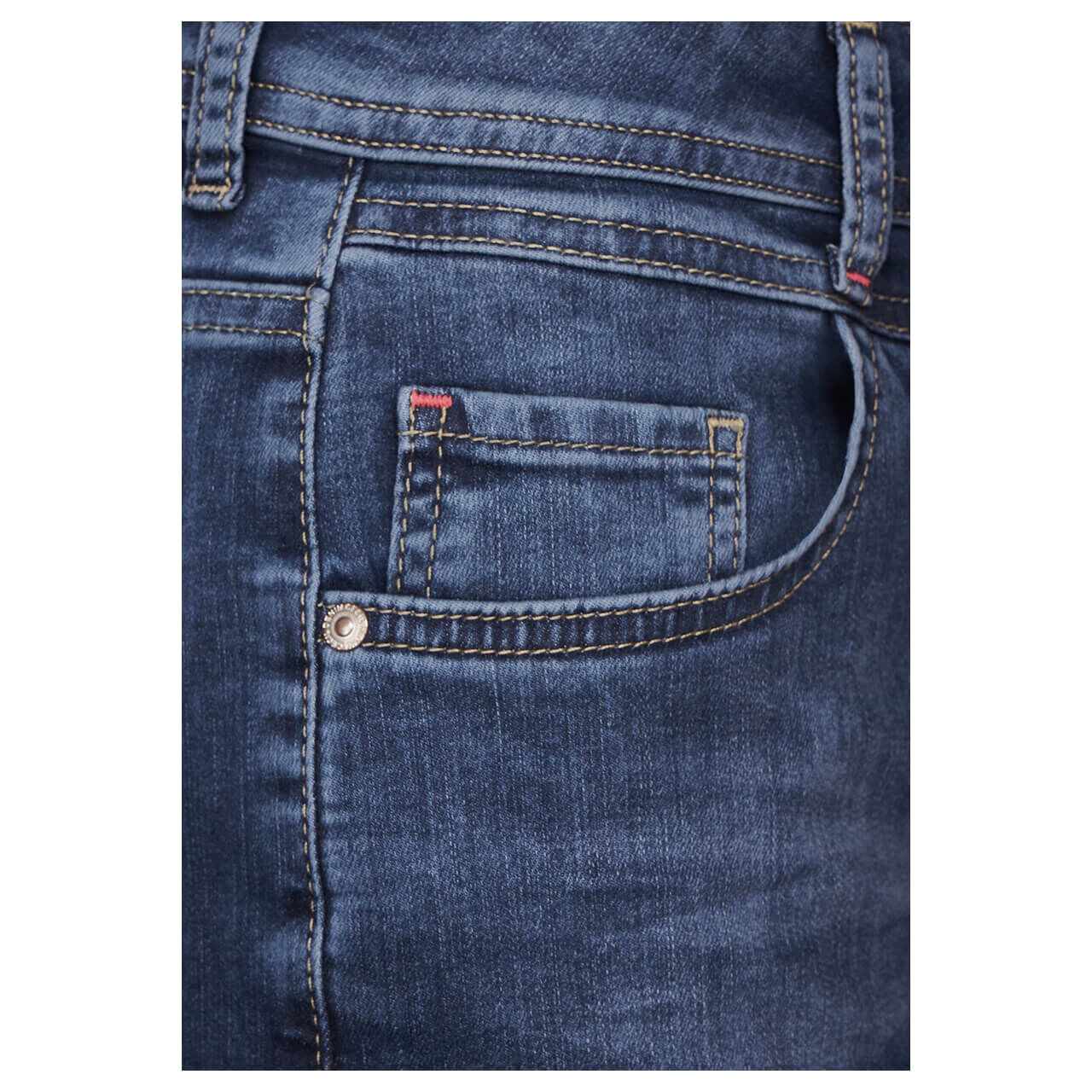 Cecil Neele Wideleg 7/8 Jeans mid blue washed