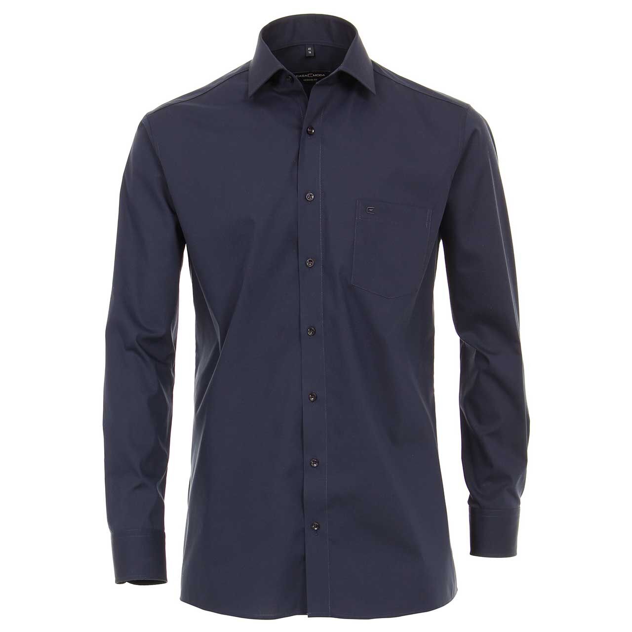 Casa Moda Herren Langarm Hemd classic dark blue