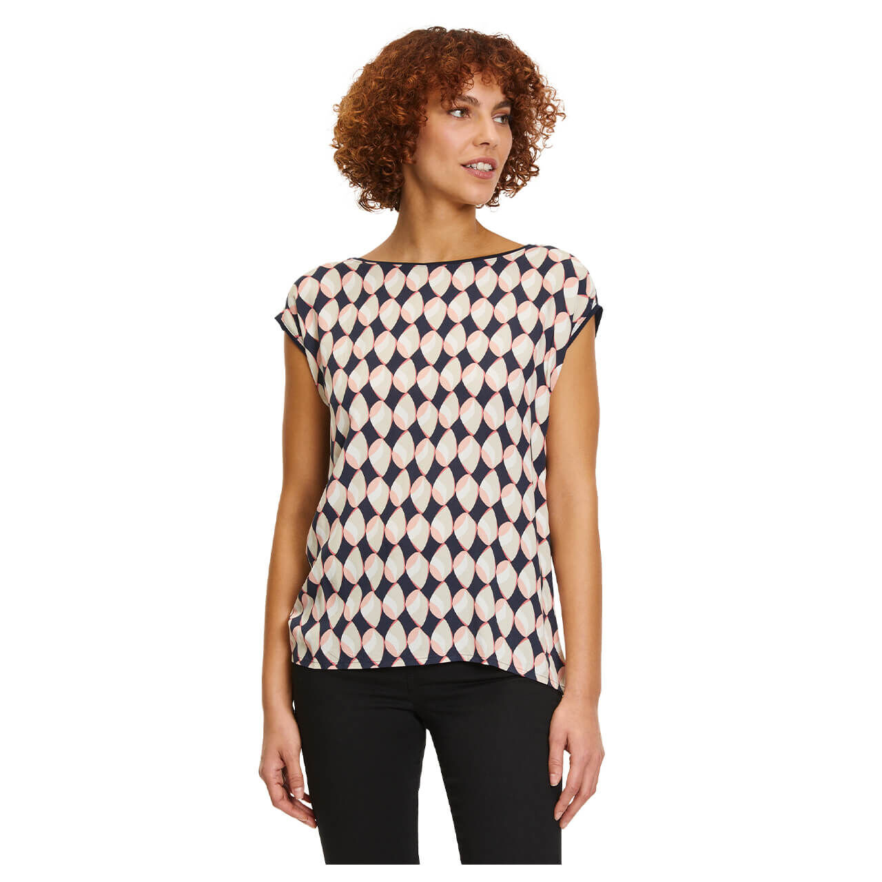 Betty Barclay T-Shirt für Damen in Dunkelblau mit Print, FarbNr.: 8844