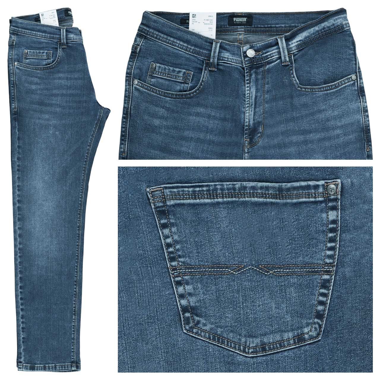 Pioneer Rando Jeans mid blue used buffies