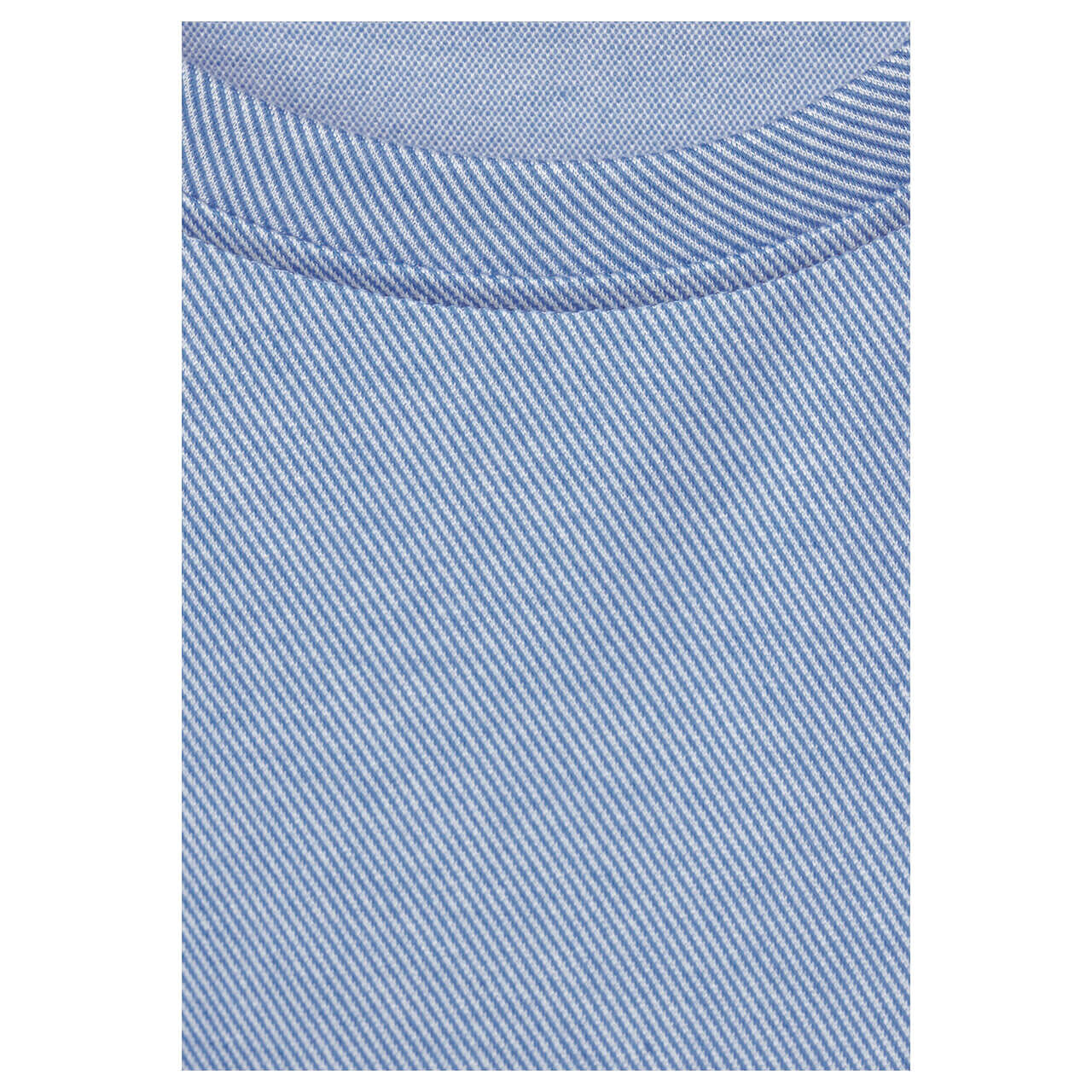 Cecil Damen Sweatshirt Striped Jacquard water blue