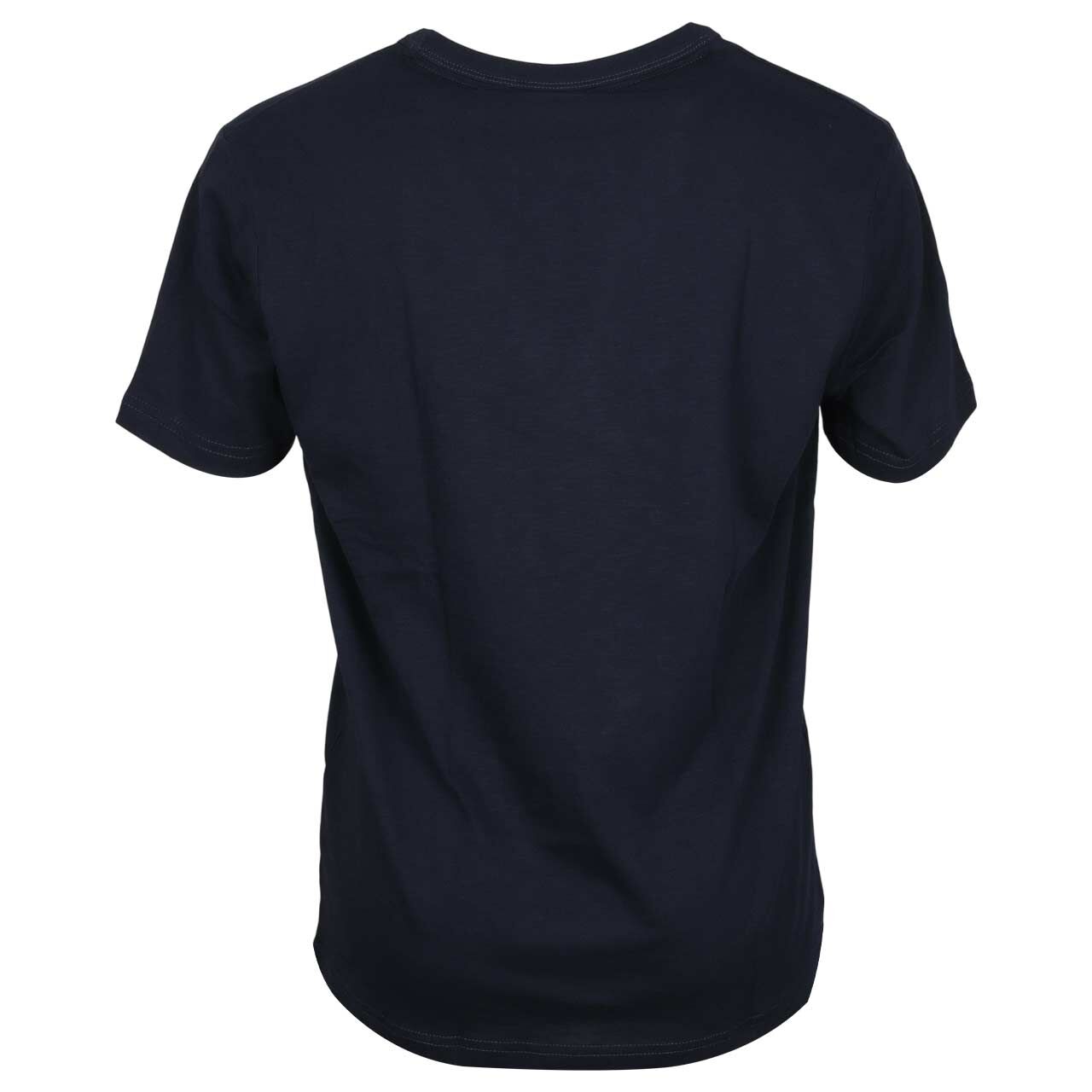Herren T-Shirt von Lerros in Dunkelblau mit Print, Rückansicht