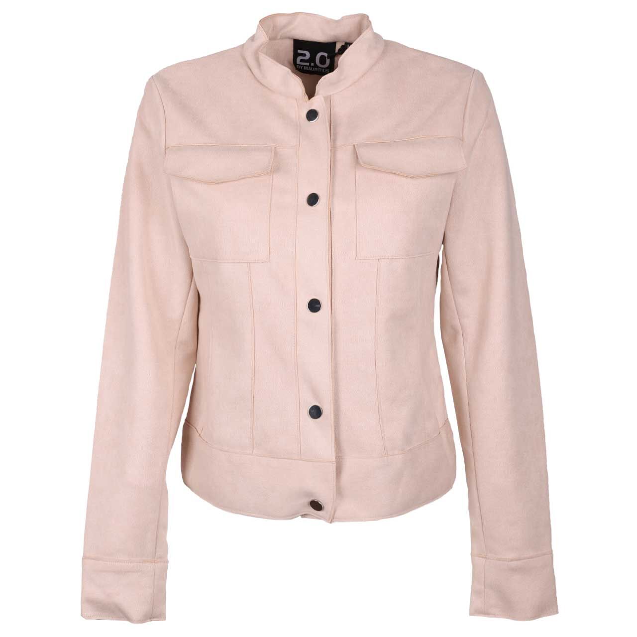 Mauritius Damen Velours Jacke Marya light beige Mauritius Damen Velours Jacke Marya light beige