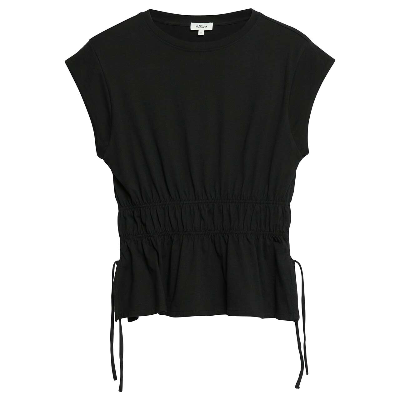 s.Oliver Damen T-Shirt coal black