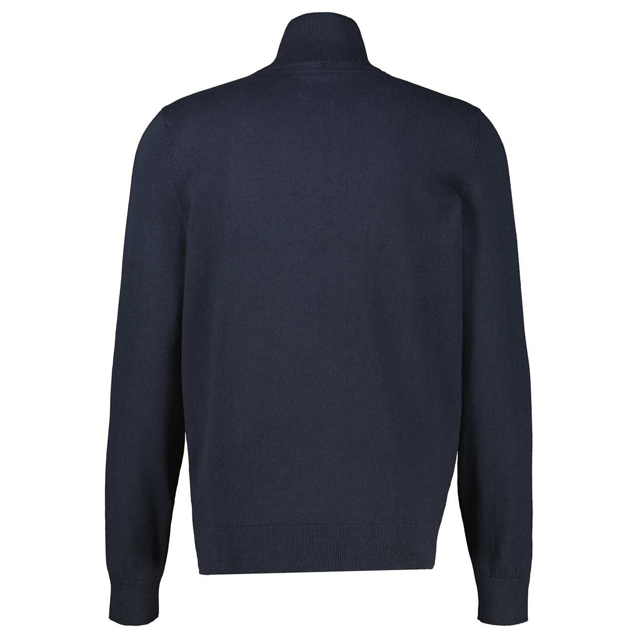 Herren Pullover Troyer von Lerros in Dunkelblau, Rückansicht