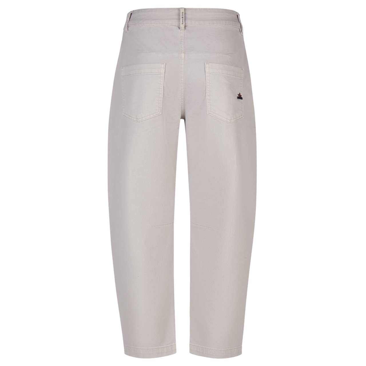 Damenjeans Barrel 7/8 Stretch Cotton von Buena Vista in Zartgrau, Rückansicht