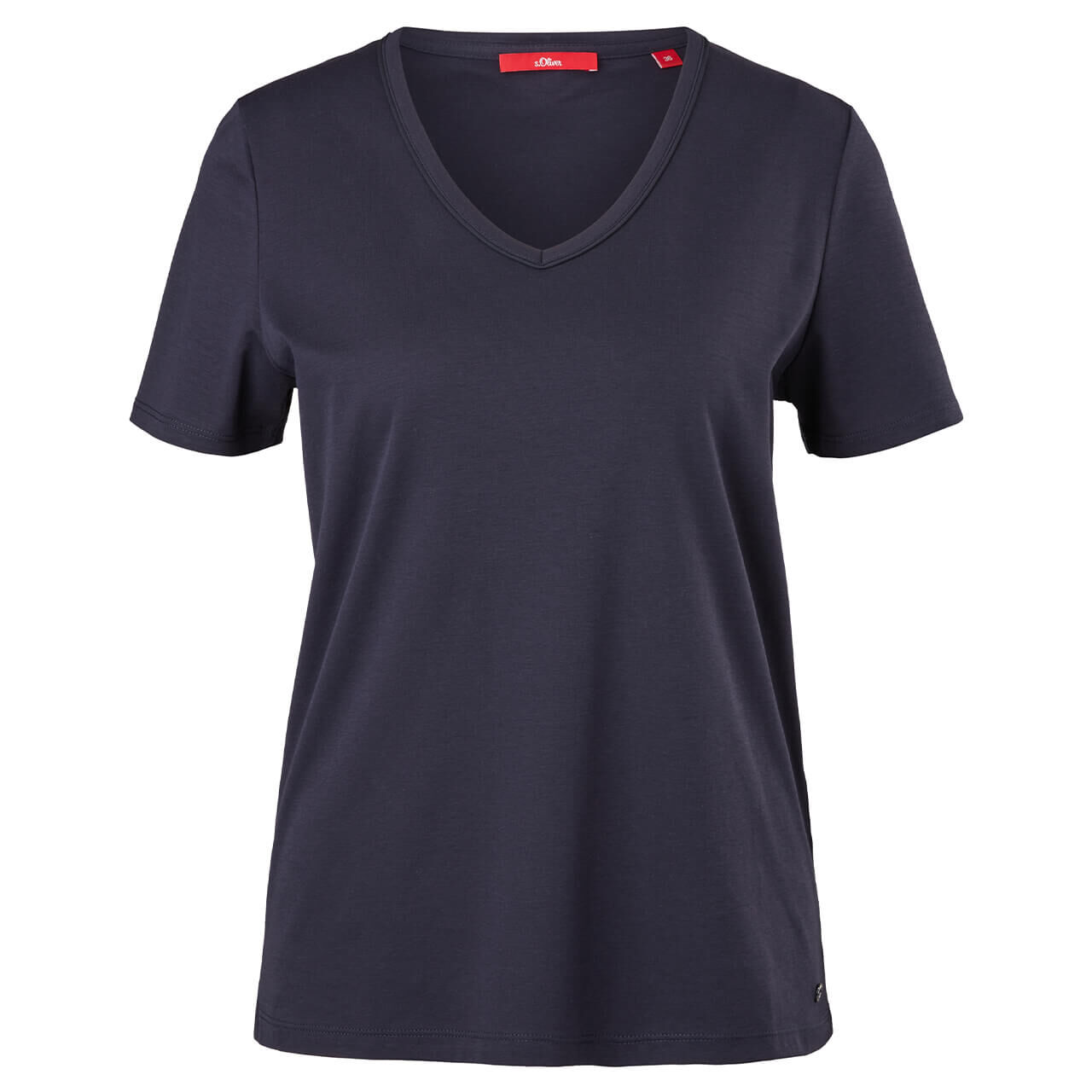 soliver-tshirt-dark-blue-5959-ansicht s.Oliver T-Shirt für Damen in Dunkelblau, FarbNr.: 5959