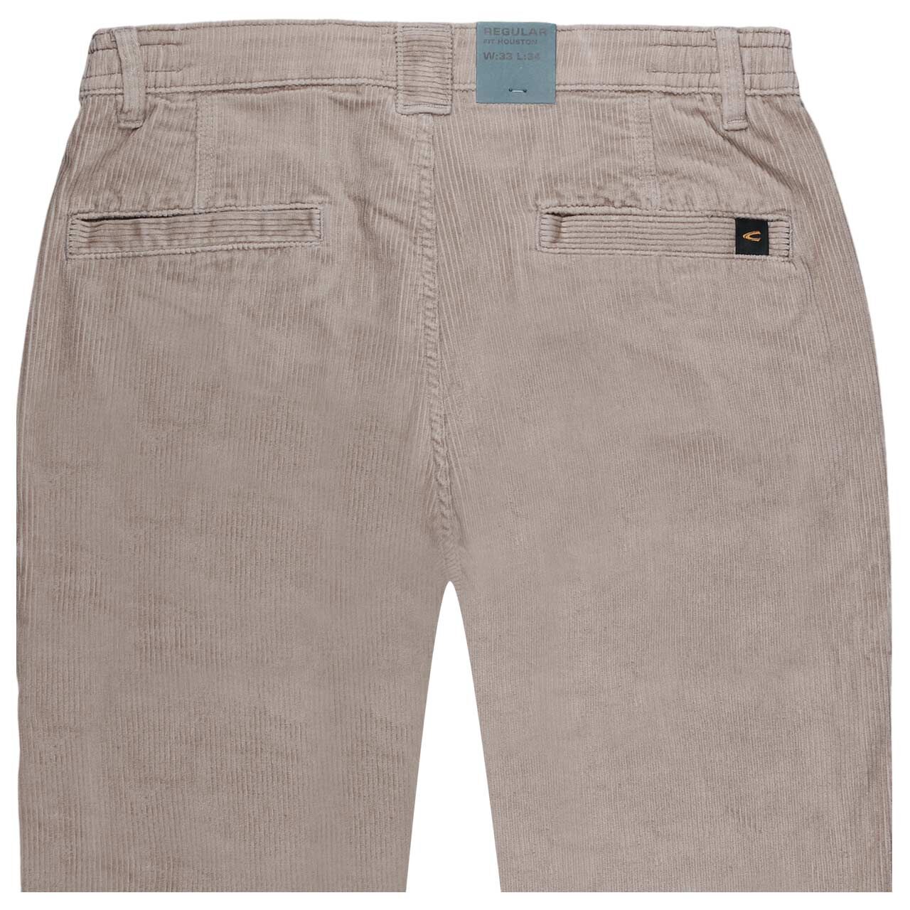 Herren Chino Cordhose Houston von Camel active in Beige, detaillierte Rückansicht