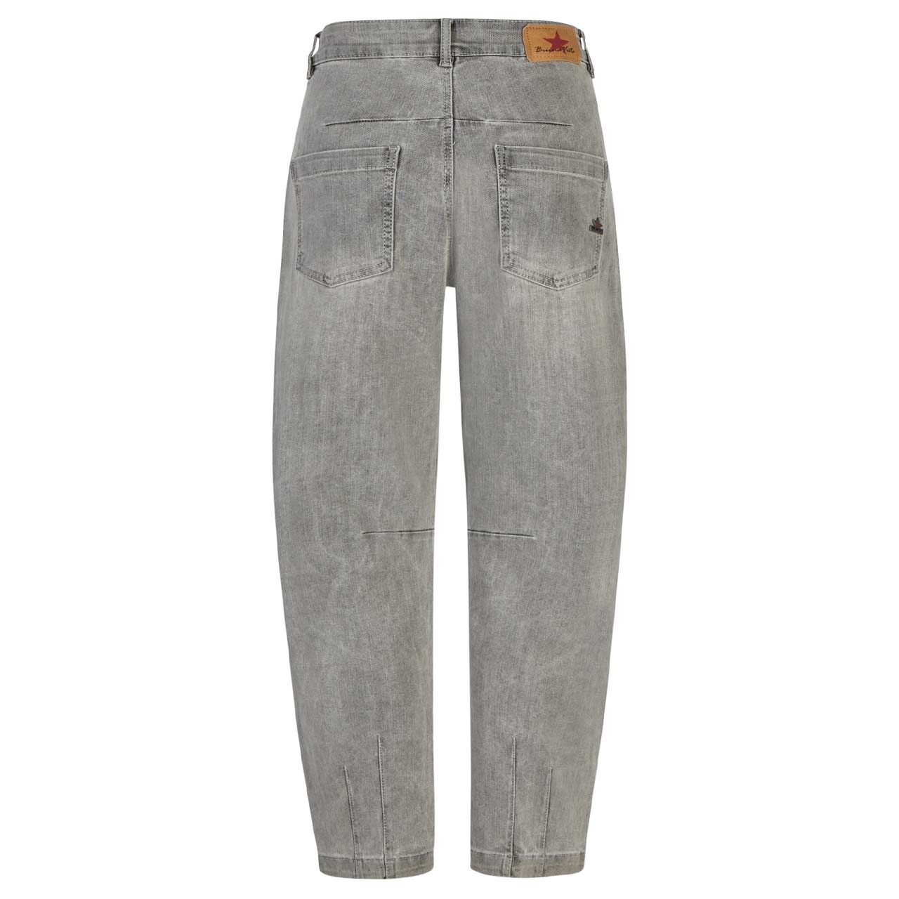 Damenjeans Barrel-F 7/8 Stretch Denim von Buena Vista in Hellgrau, Rückansicht