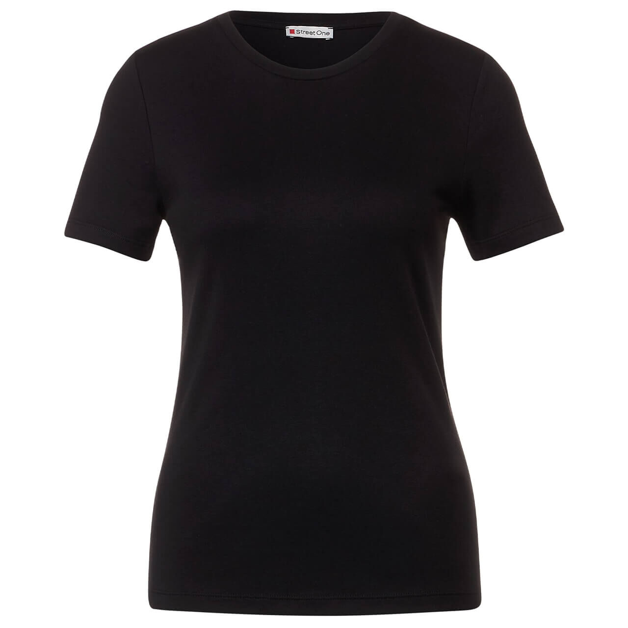 Street One Basic Interlock T-Shirt black Street One Basic Interlock T-Shirt black