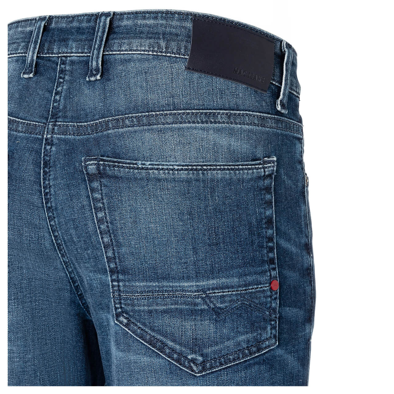 mac-jeans-arne-pipe-blau-H477-ansicht-05 MAC Jeans Arne Pipe für Herren in Dunkelblau mit Destroyed-Effekten, FarbNr.: H477