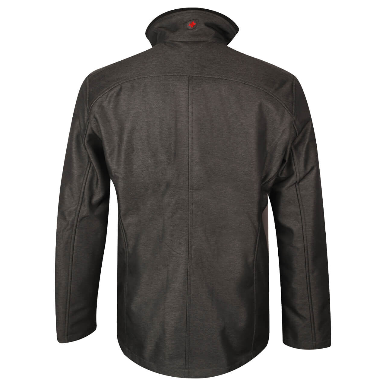 Herren Softshell Jacke Alpinus von Wellensteyn in Grau meliert, Rückansicht
