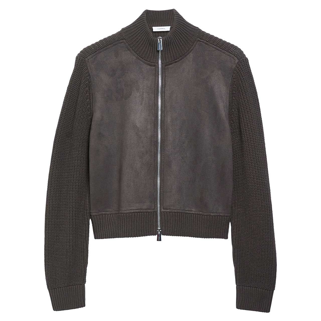 Comma Damen Strickjacke mulch brown