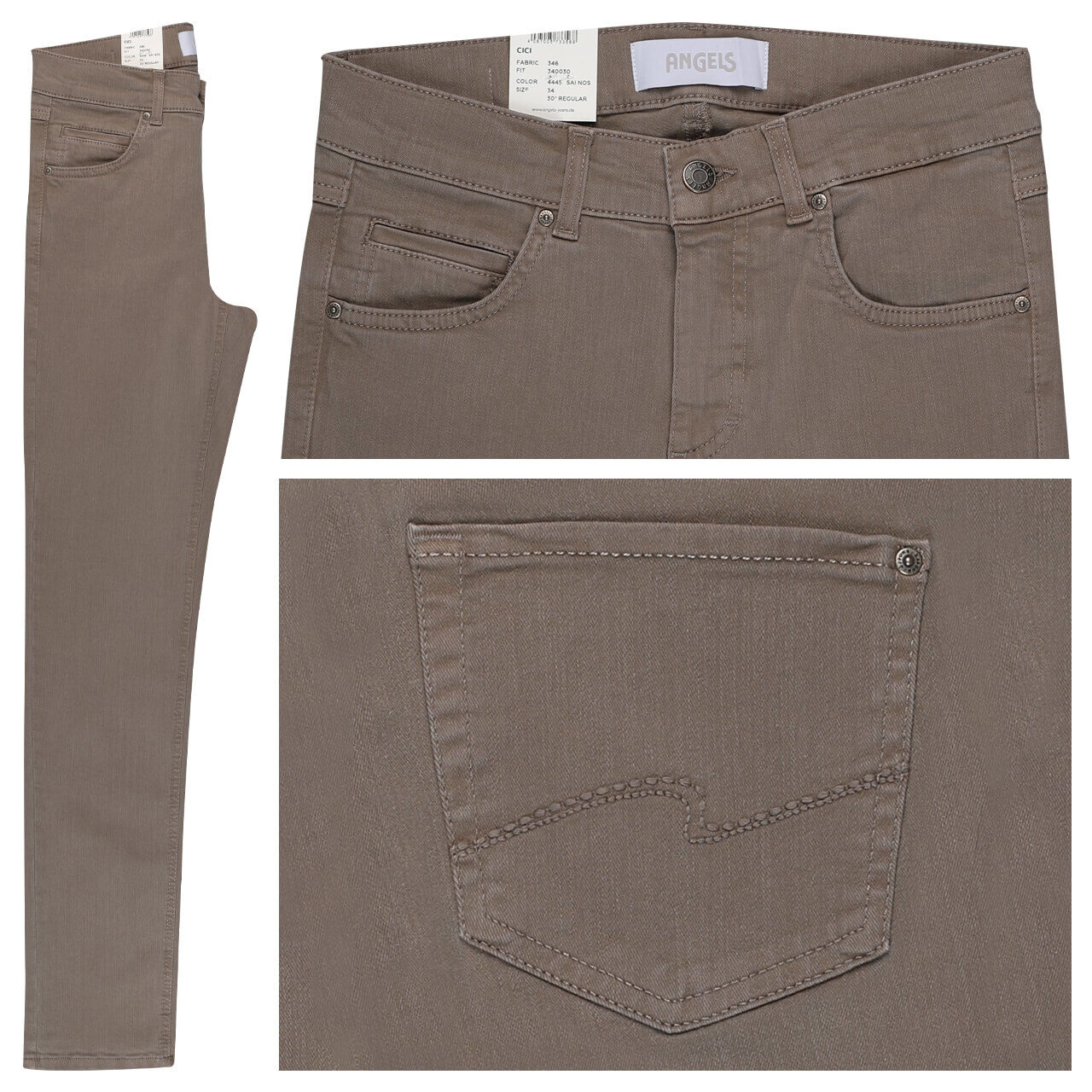 Angels Cici Jeans truffle brown used