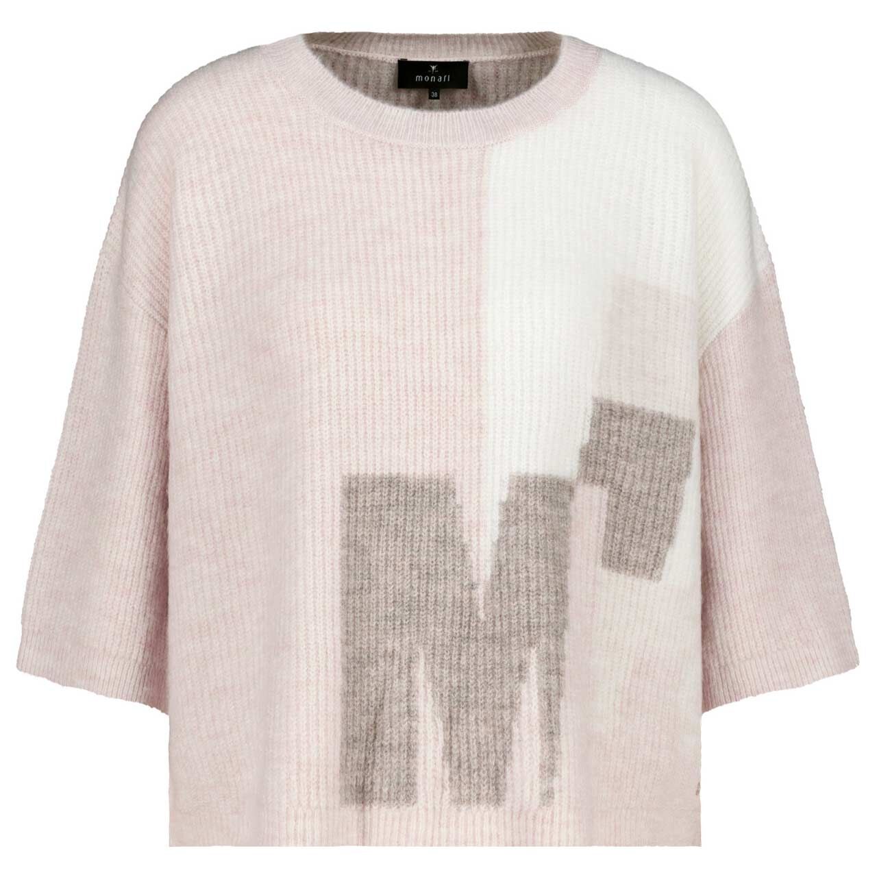 Monari Damen Kurzarm Pullover rosewater