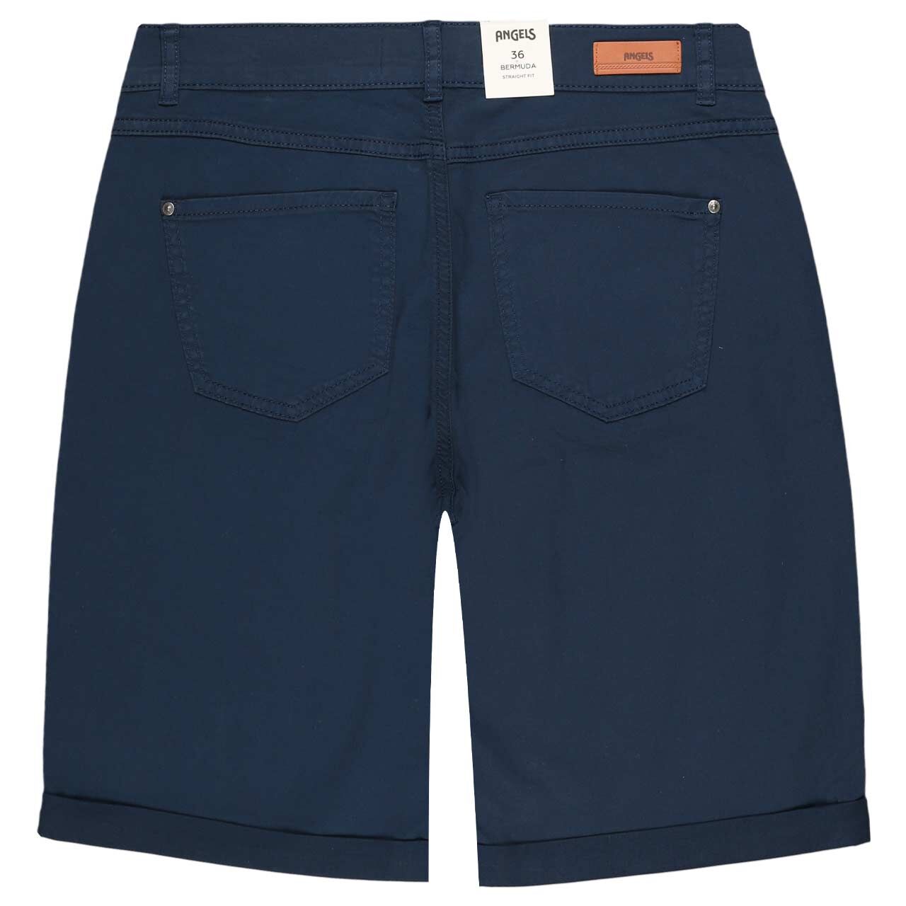 Damen Baumwollhose Bermuda TU von Angels in Dunkelblau, Rückansicht