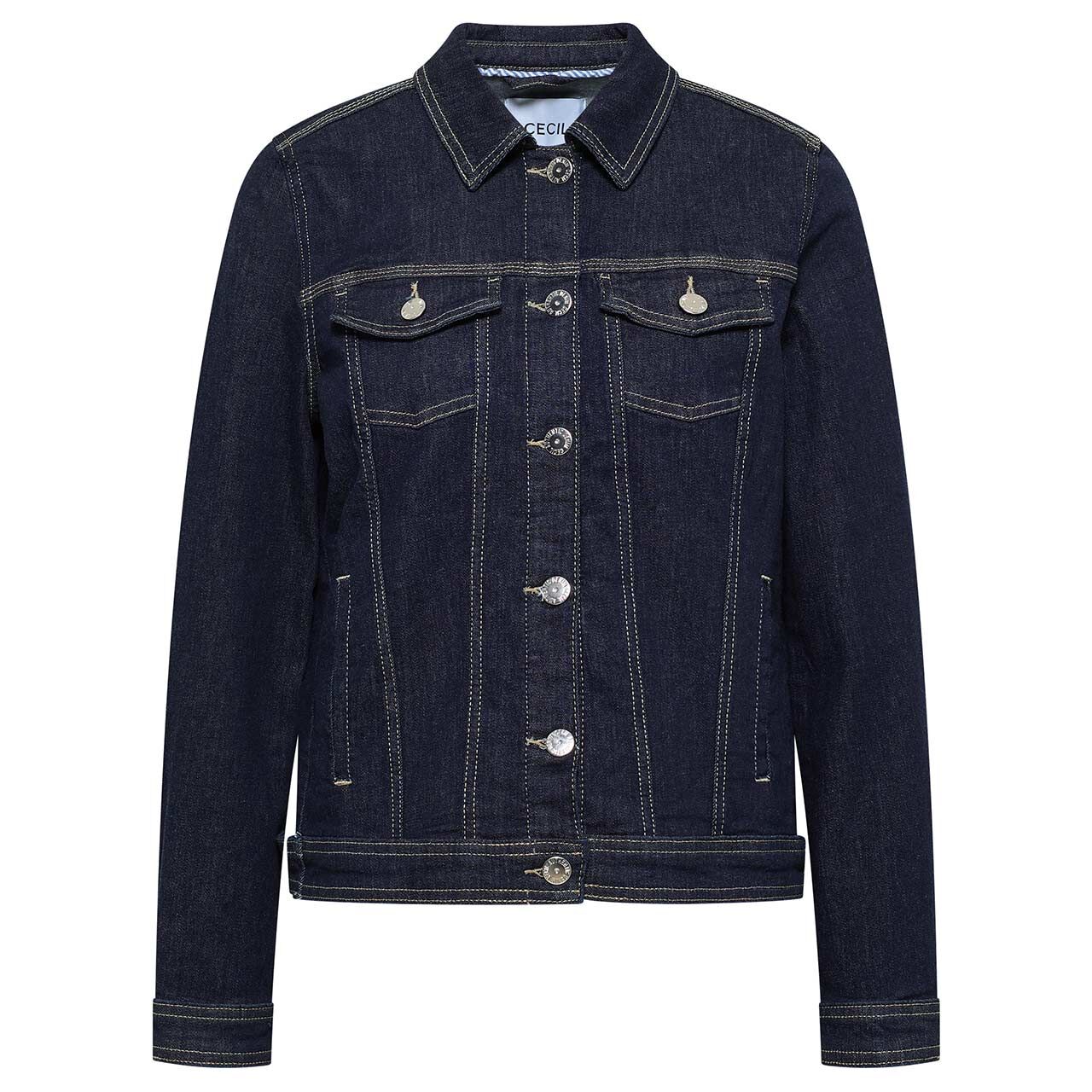 Cecil Damen Jeansjacke rinsed blue washed