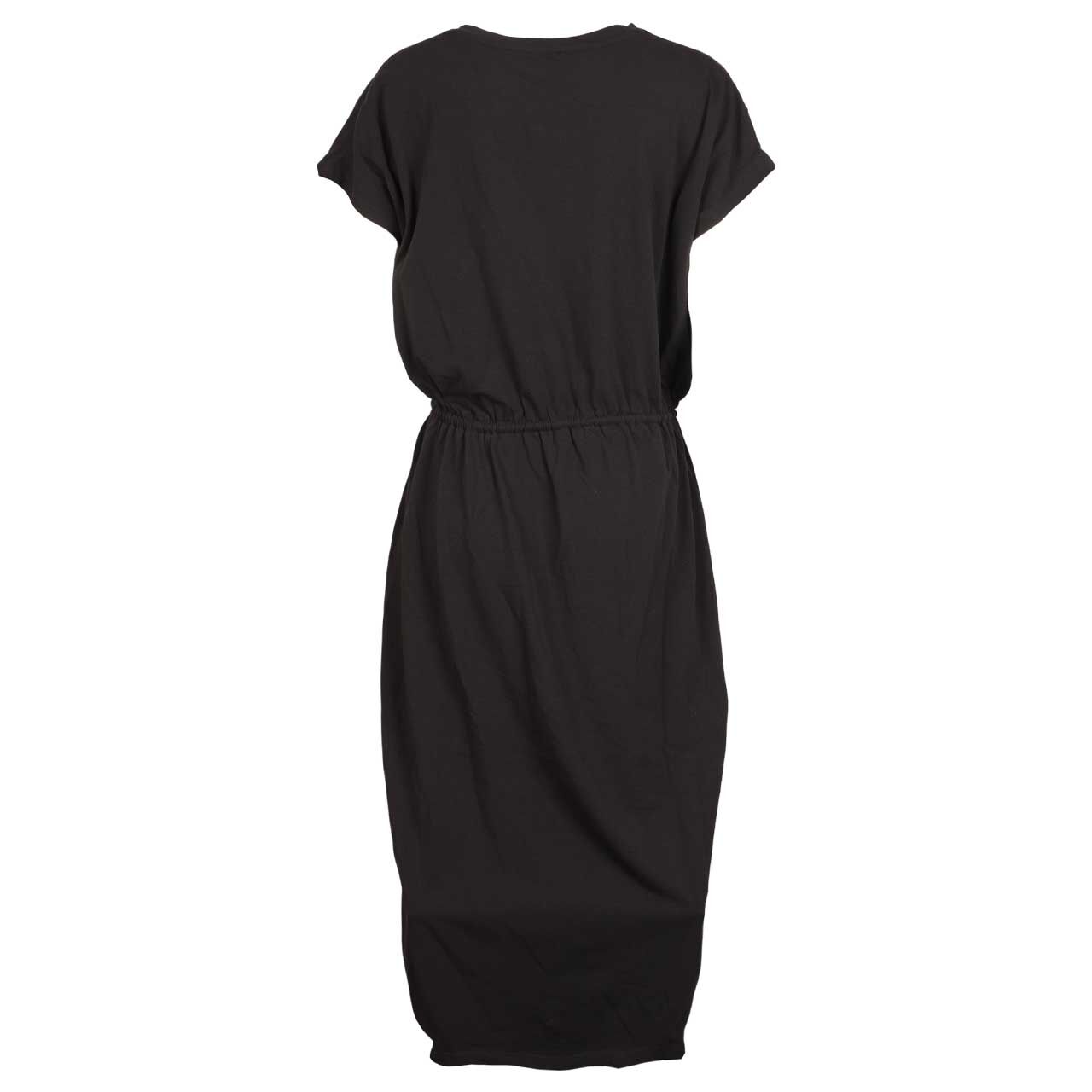 Damen Kurzarm Kleid von s.Oliver in Schwarz, Rückansicht