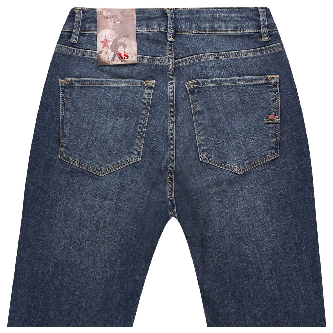 Buena Vista Jeans Flare Stretch Denim heavy stone