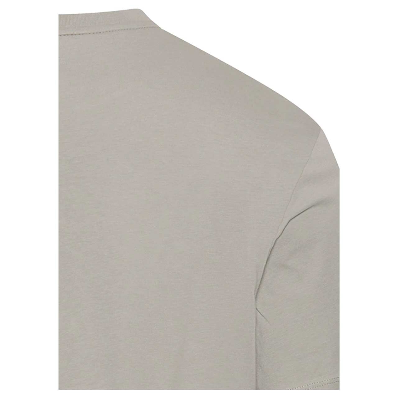 Herren T-Shirt von Camel active in Hellgrau mit Print, detaillierte Rückansicht