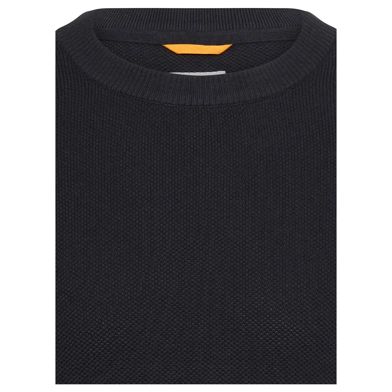 Herren Pullover von Camel active in der Farbe Dunkelblau, detaillierte Vorderansicht