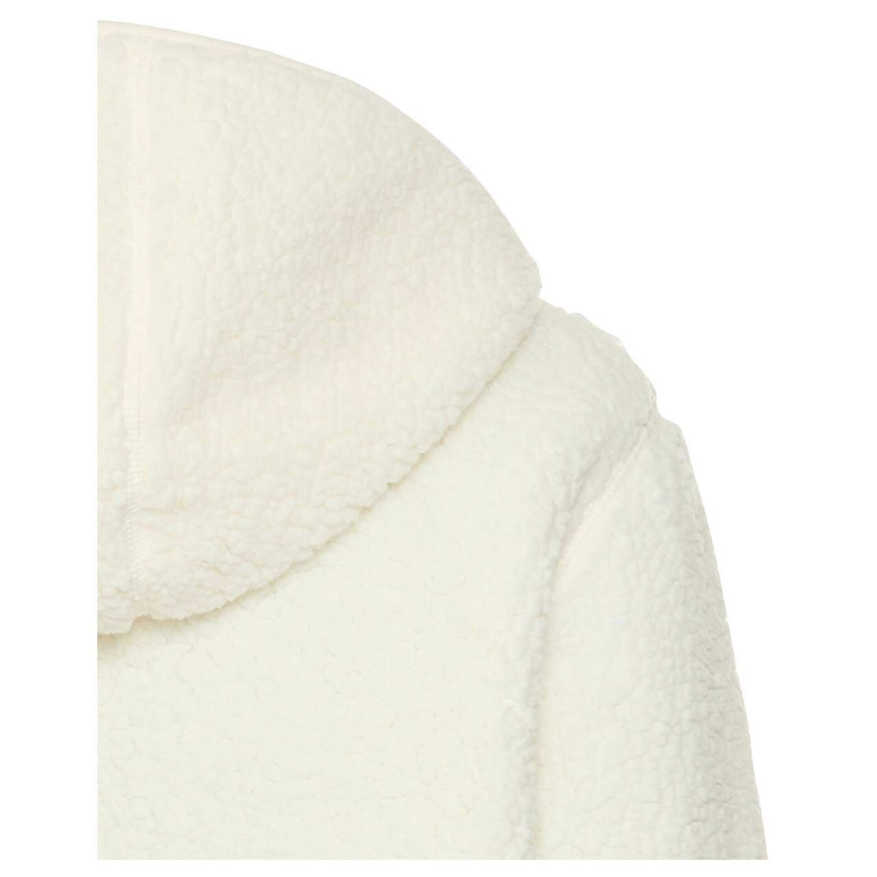 Damen Hoodie Teddy Sweatshirt von Camel active in Weiß, detaillierte Rückansicht