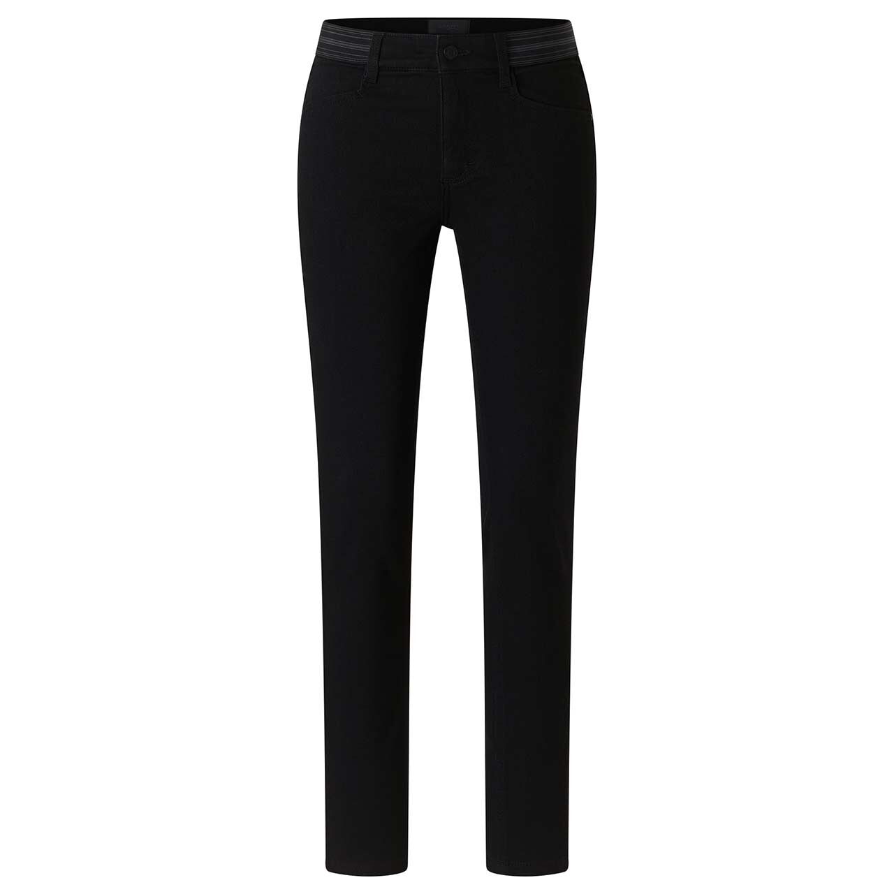 Stretch Damenjeans Skinny Sporty von Angels in Schwarz, Vorderansicht
